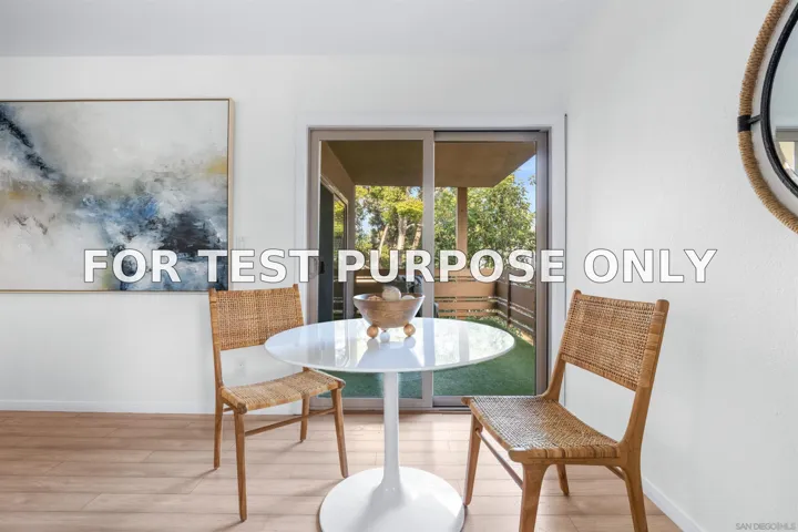 Demo/Test Data 2636 Worden St Unit 117, San Diego, Ca 92110