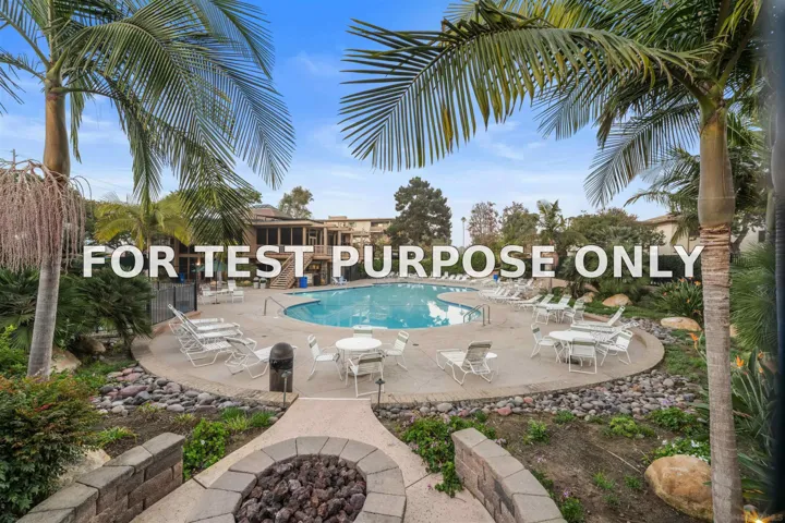 Demo/Test Data 2636 Worden St Unit 117, San Diego, Ca 92110