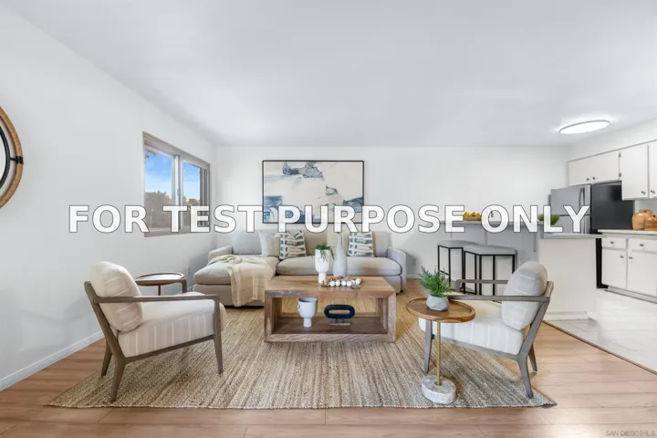 Demo/Test Data 2636 Worden St Unit 117, San Diego, Ca 92110