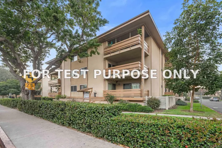 Demo/Test Data 2636 Worden St Unit 117, San Diego, Ca 92110