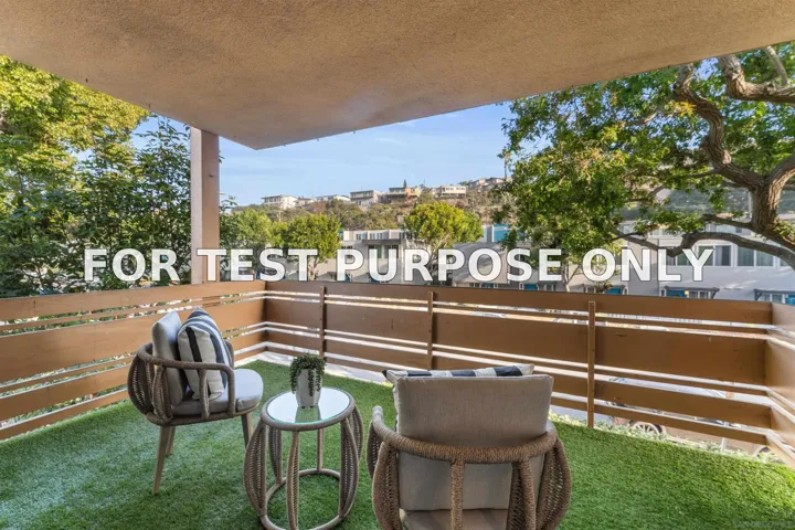 Demo/Test Data 2636 Worden St Unit 117, San Diego, Ca 92110