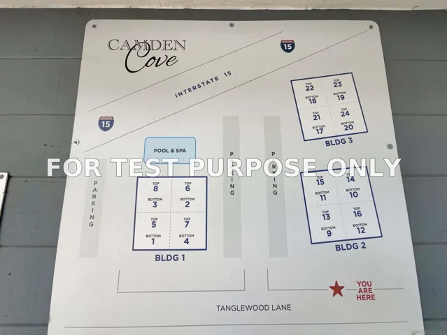 Demo/Test Data 1564 Tanglewood Ln Unit 11, Escondido, Ca 92029