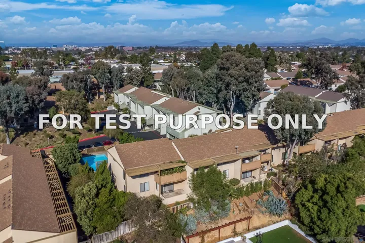 Demo/Test Data 6180 Agee St Unit 173, San Diego, Ca 92122