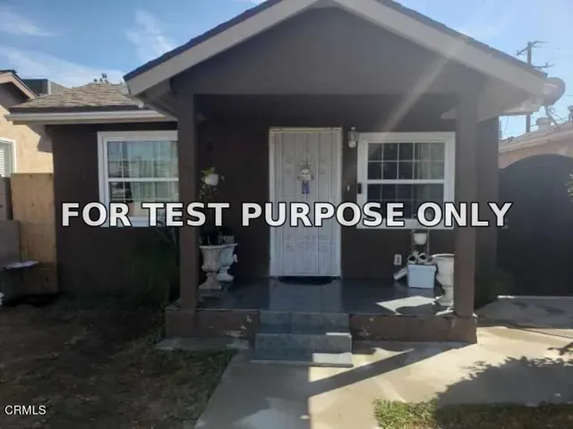 Demo/Test Data 4134 Maris Avenue, Pico Rivera, Ca 90660