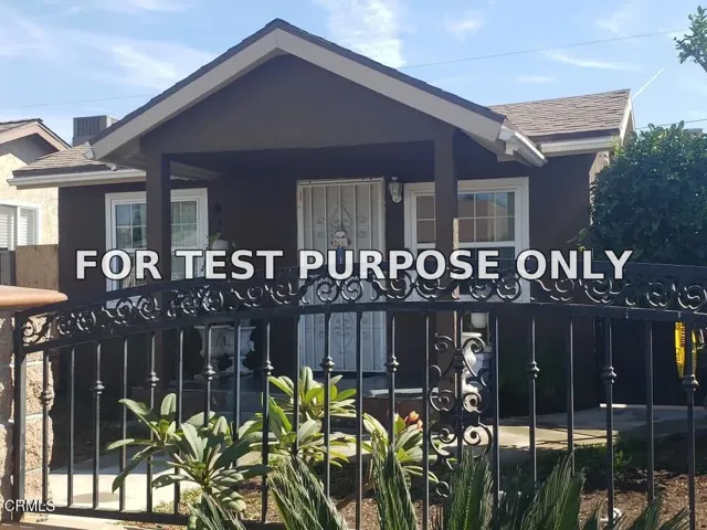 Demo/Test Data 4134 Maris Avenue, Pico Rivera, Ca 90660