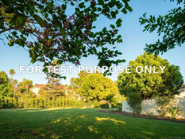 Demo/Test Data 17617 Circa Del Norte, Rancho Santa Fe, Ca 92067