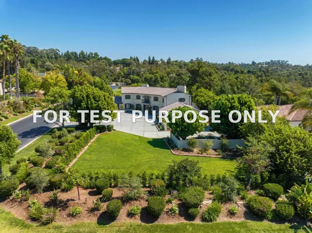 Demo/Test Data 17617 Circa Del Norte, Rancho Santa Fe, Ca 92067