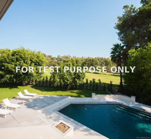Demo/Test Data 17617 Circa Del Norte, Rancho Santa Fe, Ca 92067