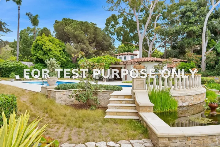 Demo/Test Data 1205 Muirlands Dr, La Jolla, Ca 92037