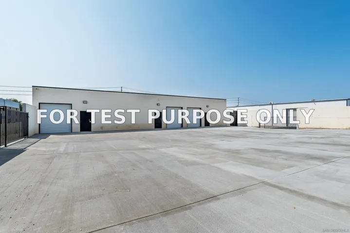 Demo/Test Data 8020 Ronson Rd. Ste B, San Diego, Ca 92111