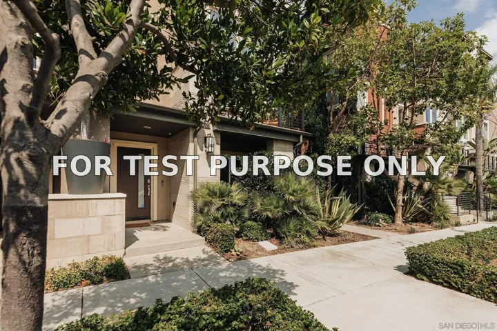 Demo/Test Data 7828 Civita Blv, San Diego, Ca 92108