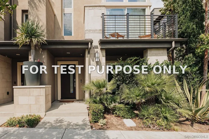 Demo/Test Data 7828 Civita Blv, San Diego, Ca 92108