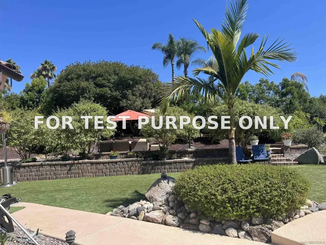 Demo/Test Data 13114 Polvera Avenue, San Diego, Ca 92128