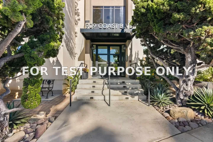 Demo/Test Data 909 Coast Blvd Unit 21, La Jolla, Ca 92037
