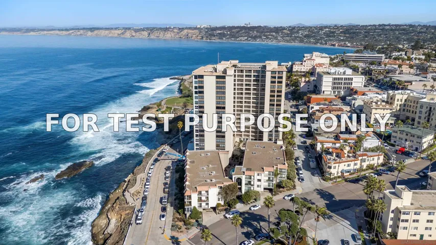 Demo/Test Data 909 Coast Blvd Unit 21, La Jolla, Ca 92037