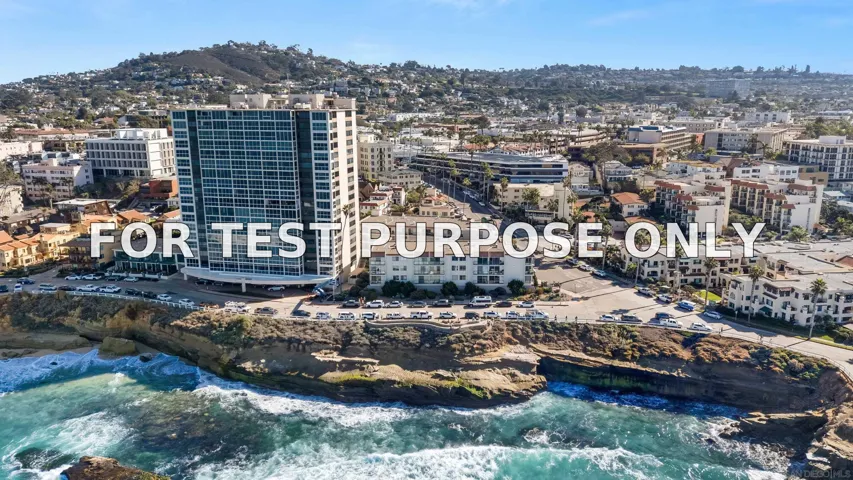 Demo/Test Data 909 Coast Blvd Unit 21, La Jolla, Ca 92037