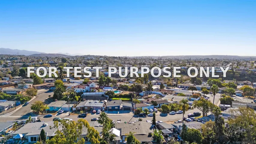Demo/Test Data 124 Jamul Ave, Chula Vista, Ca 91911