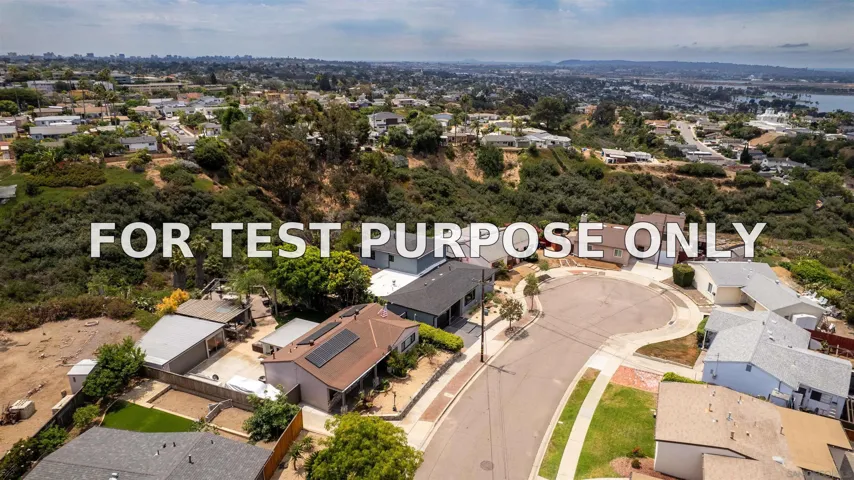 Demo/Test Data 3115 Geronimo, San Diego, Ca 92117