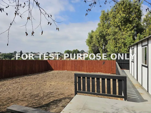 Demo/Test Data 1846 Klauber Avenue, San Diego, Ca 92114