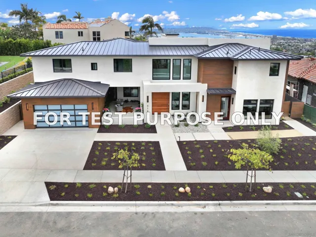 Demo/Test Data 5108 Gordon Ln, San Diego, Ca 92109