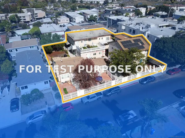 Demo/Test Data 4420-26 Mentone St, San Diego, Ca 92107