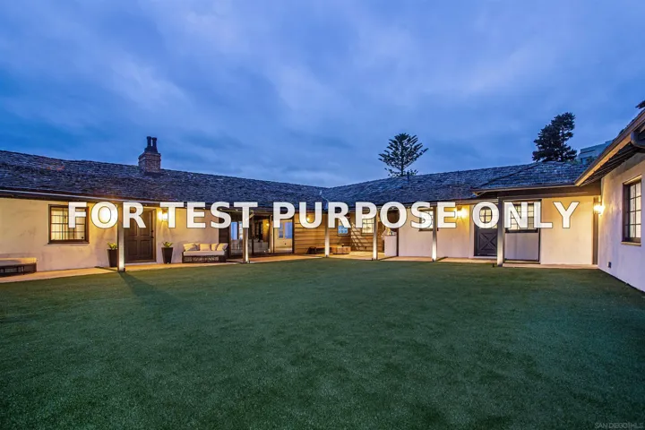 Demo/Test Data 7362 Brodiaea Way, La Jolla, Ca 92037