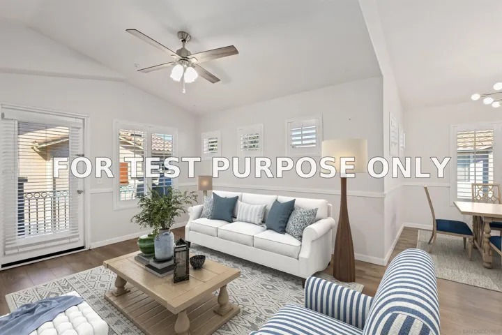 Demo/Test Data 405 Whispering Willow Dr Unit F, Santee, Ca 92071