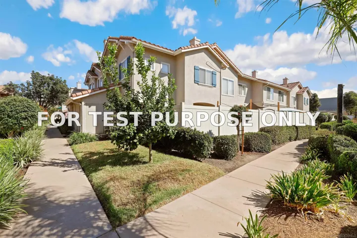 Demo/Test Data 405 Whispering Willow Dr Unit F, Santee, Ca 92071