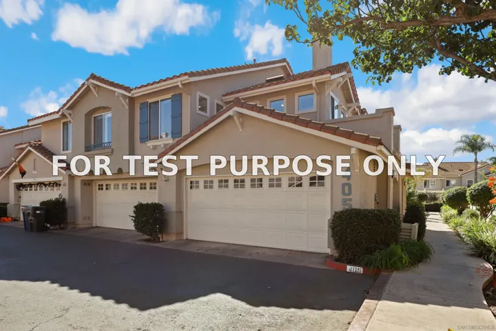 Demo/Test Data 405 Whispering Willow Dr Unit F, Santee, Ca 92071