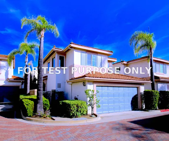 Demo/Test Data 11681 Compass Point Drive North Unit 7, San Diego, Ca 92126