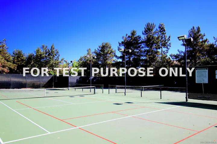 Demo/Test Data 11681 Compass Point Drive North Unit 7, San Diego, Ca 92126