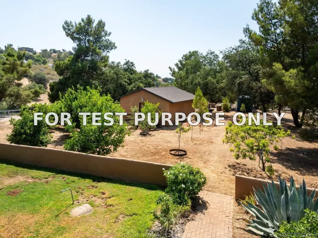 Demo/Test Data 25041 Oakana Rd, Ramona, Ca 92065