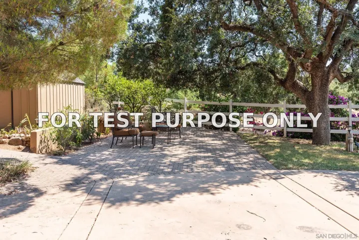 Demo/Test Data 25041 Oakana Rd, Ramona, Ca 92065