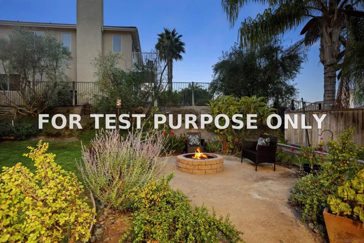 Demo/Test Data 2553 Oak Springs Dr, Chula Vista, Ca 91915