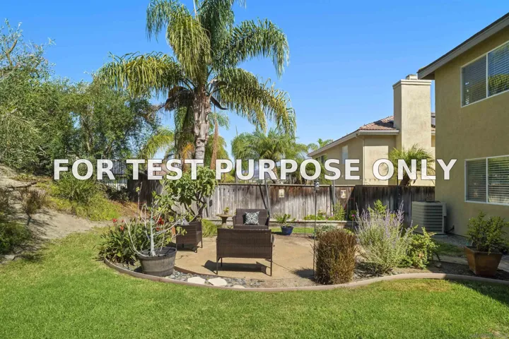 Demo/Test Data 2553 Oak Springs Dr, Chula Vista, Ca 91915
