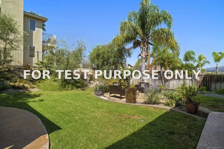 Demo/Test Data 2553 Oak Springs Dr, Chula Vista, Ca 91915