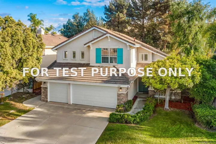 Demo/Test Data 3383 Avenida Nieve, Carlsbad, Ca 92009