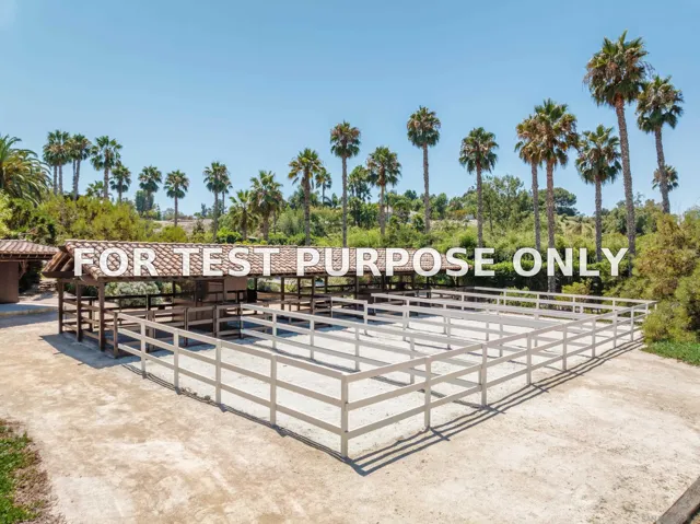 Demo/Test Data 4763 El Mirlo, Rancho Santa Fe, Ca 92067
