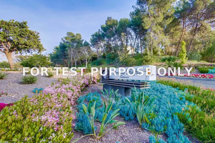 Demo/Test Data 12242 Paseo Lucido Unit C, San Diego, Ca 92128