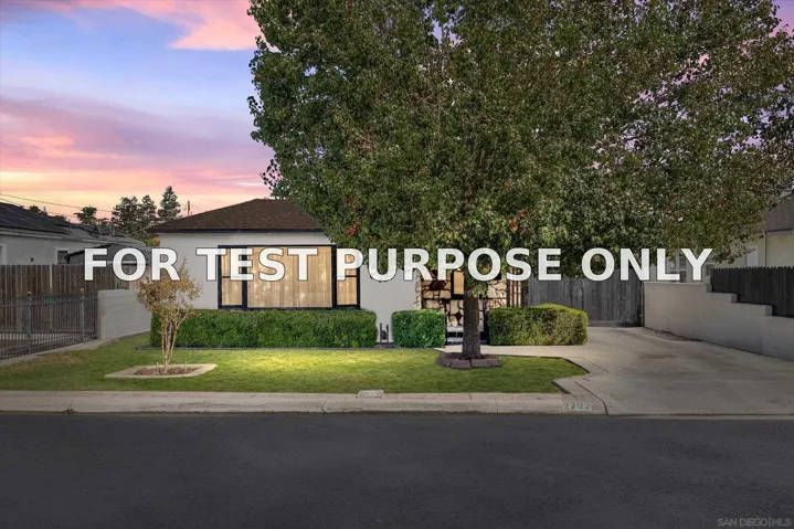 Demo/Test Data 2702 Worthington Ave, Bakersfield, Ca 93308