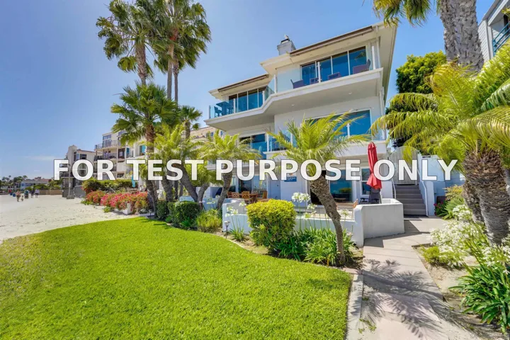 Demo/Test Data 1177 Pacific Beach Dr Unit A, San Diego, Ca 92109