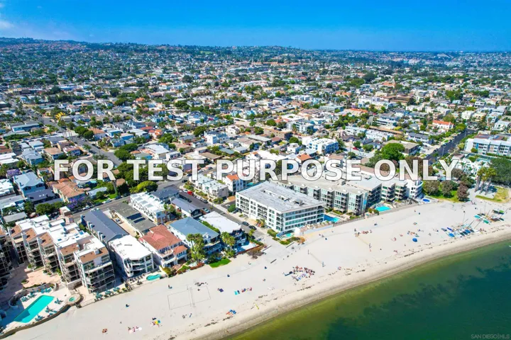Demo/Test Data 1177 Pacific Beach Dr Unit A, San Diego, Ca 92109