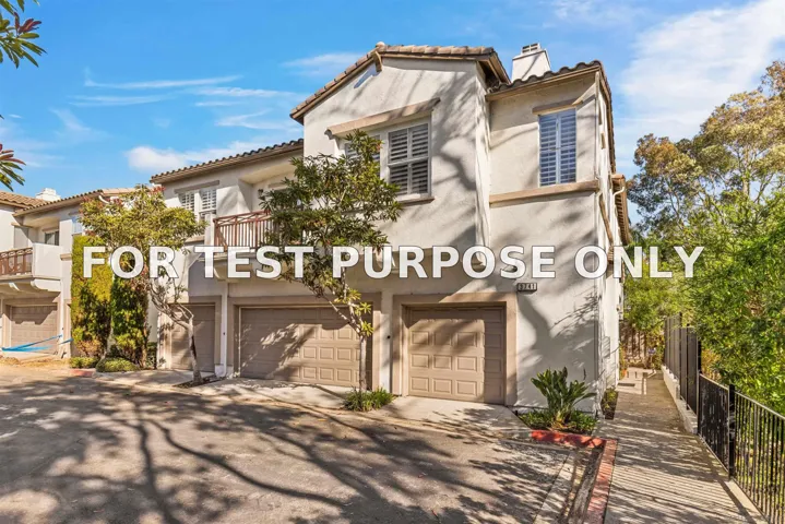 Demo/Test Data 3741 Carmel View Road Unit 3, San Diego, Ca 92130