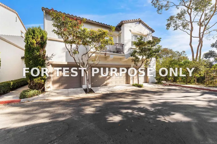 Demo/Test Data 3741 Carmel View Road Unit 3, San Diego, Ca 92130