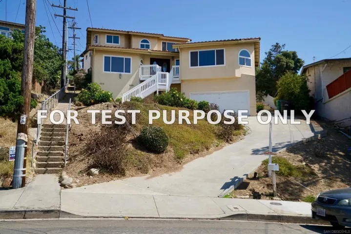 Demo/Test Data 1295 Buenos Ave, San Diego, Ca 92110