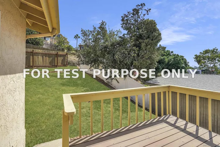 Demo/Test Data 1295 Buenos Ave, San Diego, Ca 92110