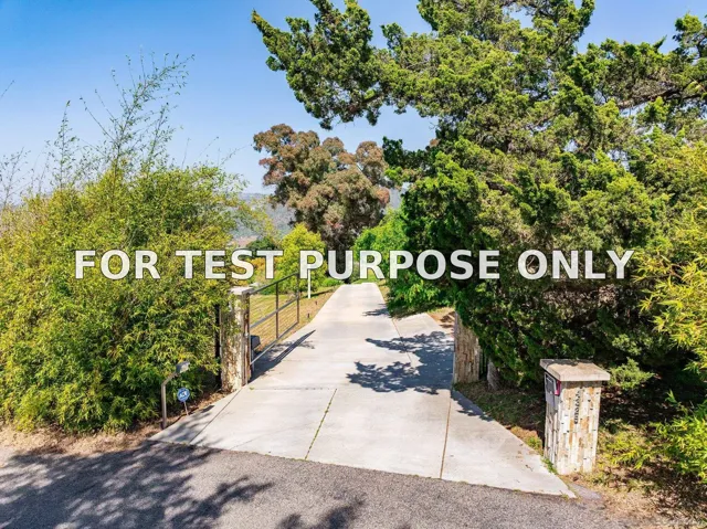 Demo/Test Data 4325 Citrus Ln, Fallbrook, Ca 92028