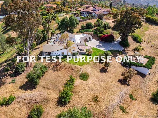 Demo/Test Data 4325 Citrus Ln, Fallbrook, Ca 92028