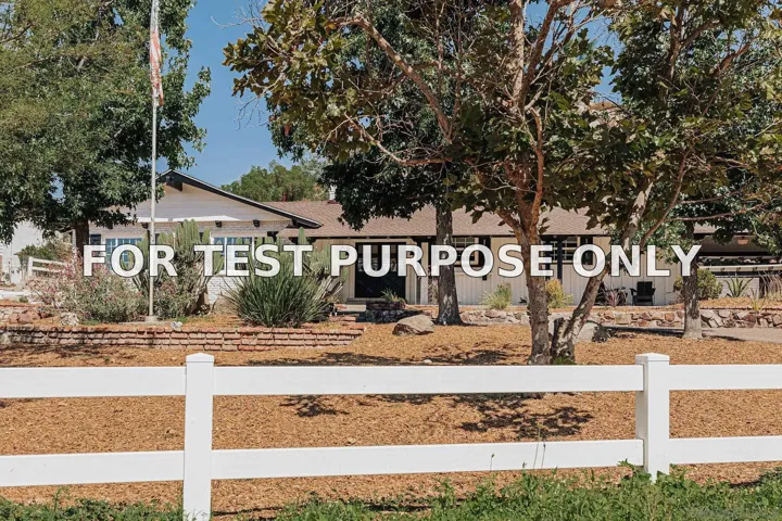 Demo/Test Data 1704 Balanced Rock Ln, El Cajon, Ca 92019