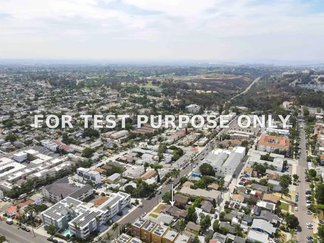 Demo/Test Data 3720 Georgia St, San Diego, Ca 92103